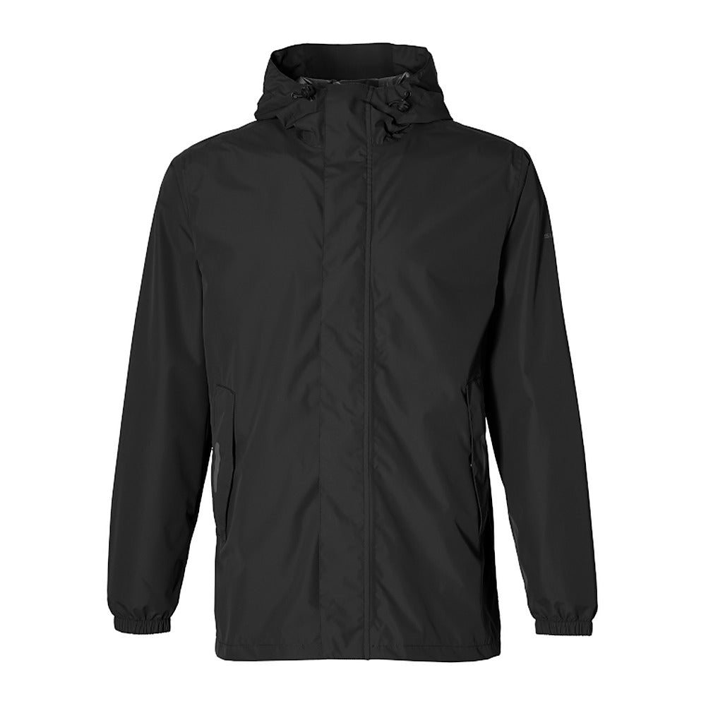 Veste de pluie vélo Basil Hoga unisexe coloris Noir - vue de trois quarts