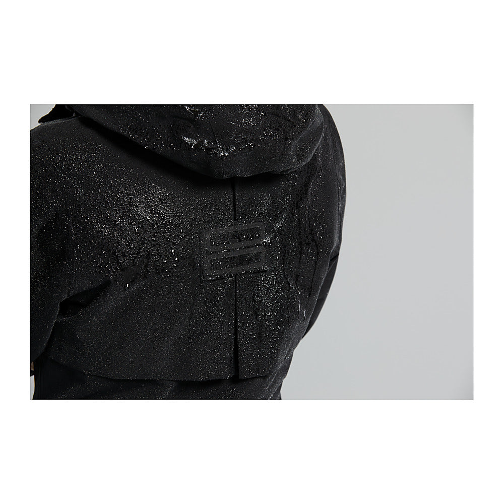 Veste de pluie vélo Basil Mosse Parka femme coloris Noir - poches laterales et zip
