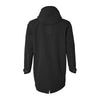 Veste de pluie vélo Basil Mosse Parka homme coloris Noir - dos allonge queue-de-pie