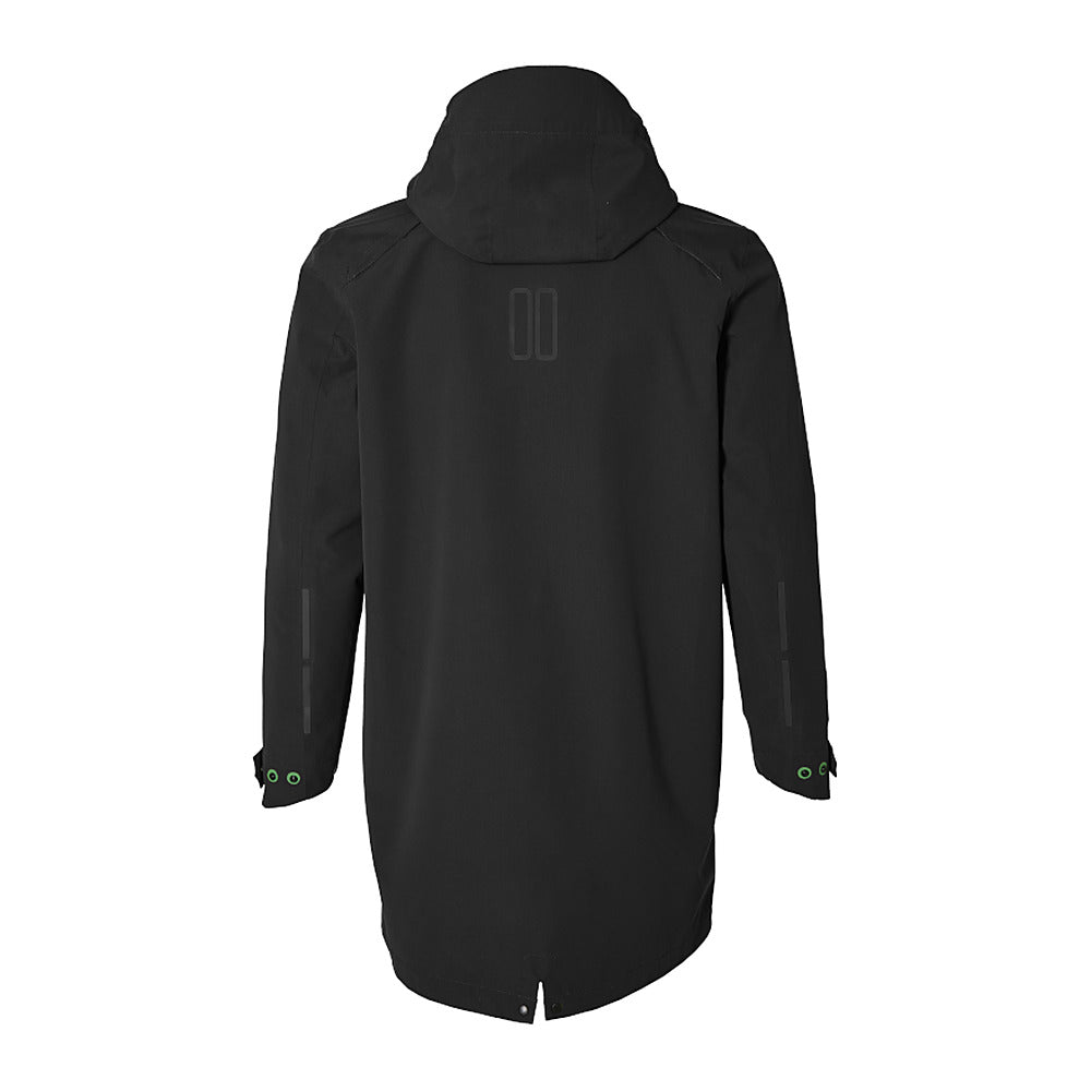 Veste de pluie vélo Basil Mosse Parka homme coloris Noir - detail du tissu