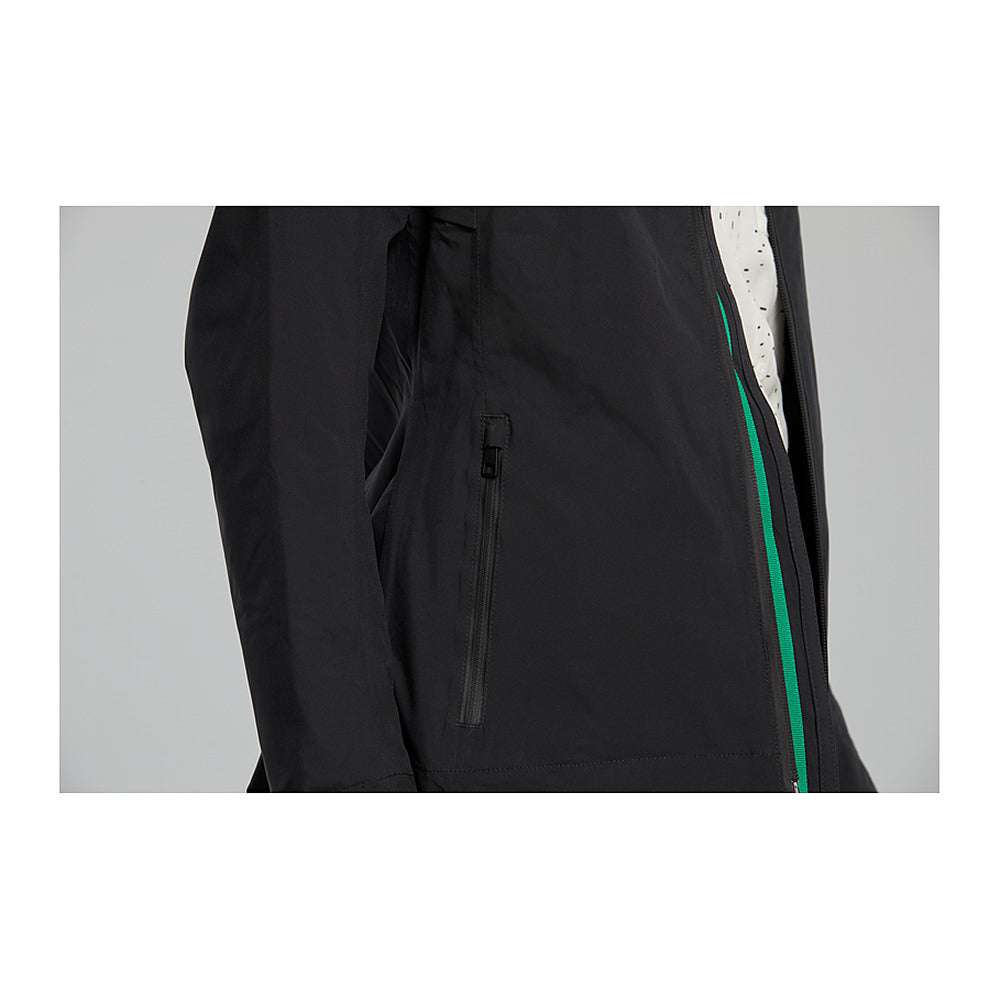 Veste imperméable vélo Basil Skane femme coloris Noir - capuche amovible