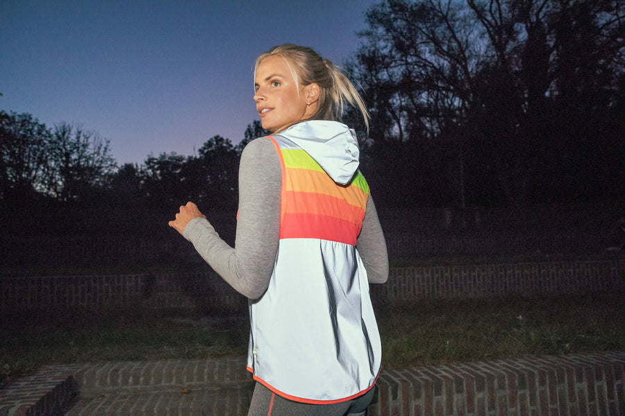 Veste sans manches Réfléchissante Go Fluo DarkFlow Femme 