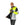Veste vélo réversible certifiée Urban Circus REPOP Noir/Jaune photo 1