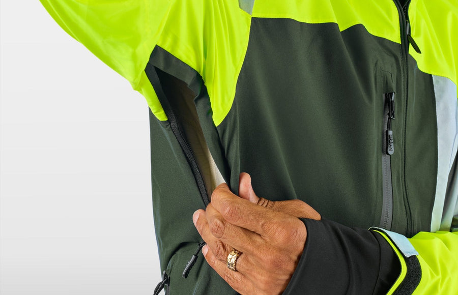 Veste vélo réversible certifiée Urban Circus REPOP section 3