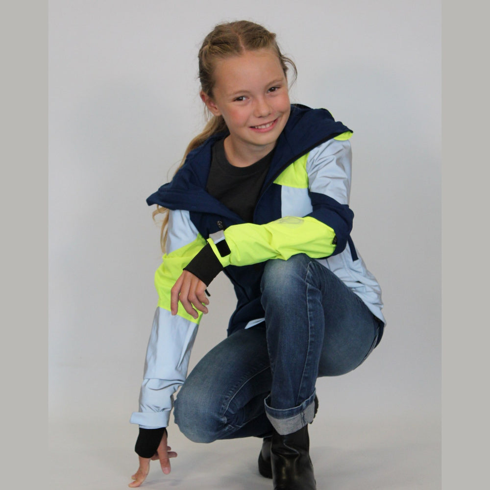 Veste vélo réversible enfant Urban Circus REPOP Bleu/Jaune photo 4