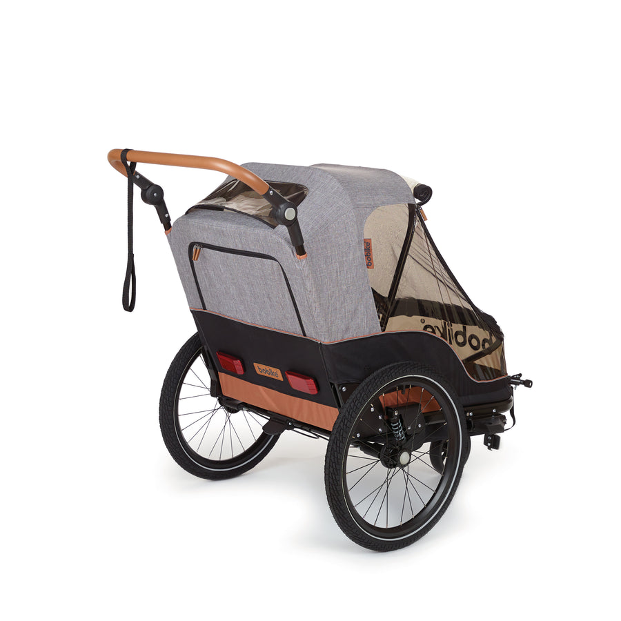 Papilioshop Mover Poussette et remorque, chariot, de vélo pour transport 1  ou 2 enfants, orange : : Bébé et Puériculture