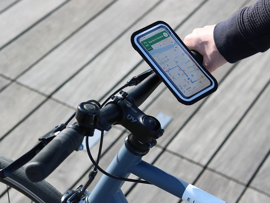 Support Téléphone pour Guidon de Vélo - Magnétique avec Pochette  Imperméable - SHAPEHEART